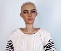 Nina Chats with Sophia, Hanson Robotics' Human-like Robot AI | Children ...