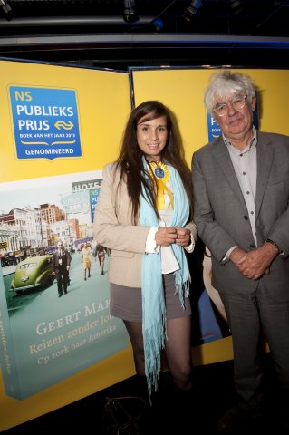 Saskia Troy (Chapter Leader Netherlands) with Geert Mak (photo by Chris van Houts)