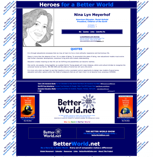 Heroes for a Better World - Nina Meyehof